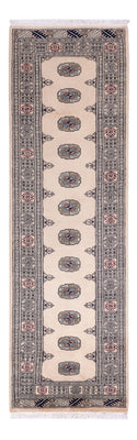 Løber Pakistan Tæppe - 253 x 79 cm - beige