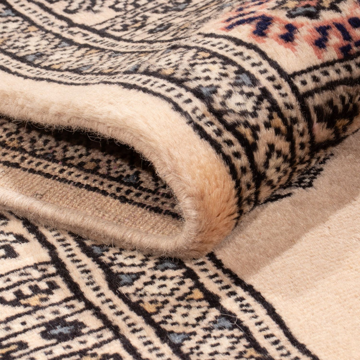 Løber Pakistan Tæppe - 253 x 79 cm - beige