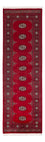 Løber Pakistan Tæppe - 242 x 76 cm - rød