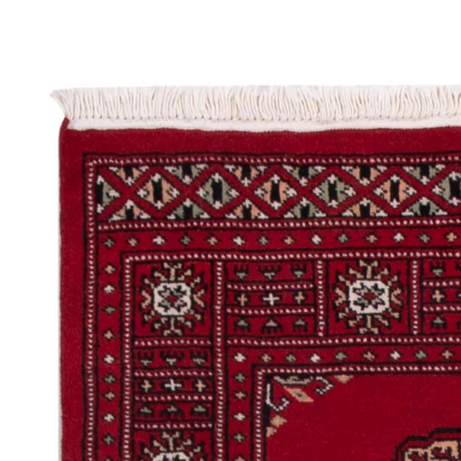 Løber Pakistan Tæppe - 242 x 76 cm - rød