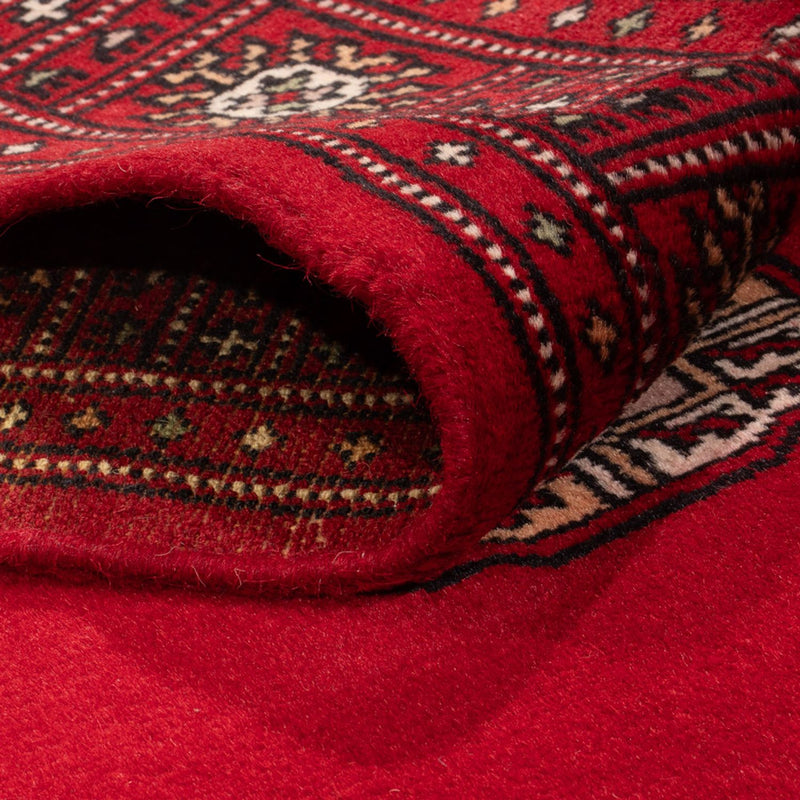 Løber Pakistan Tæppe - 242 x 76 cm - rød