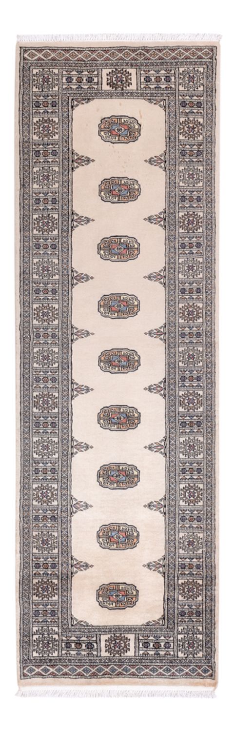 Løber Pakistan Tæppe - 247 x 77 cm - beige