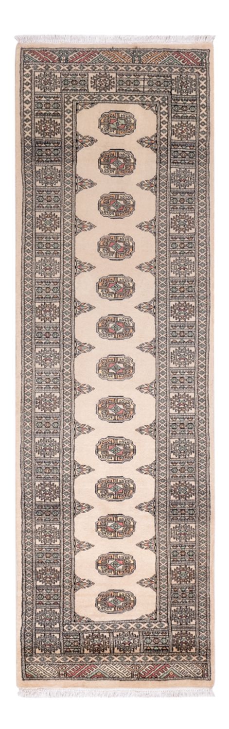 Løber Pakistan Tæppe - 248 x 77 cm - beige