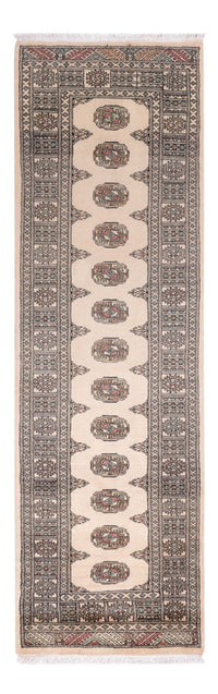 Løber Pakistan Tæppe - 248 x 77 cm - beige