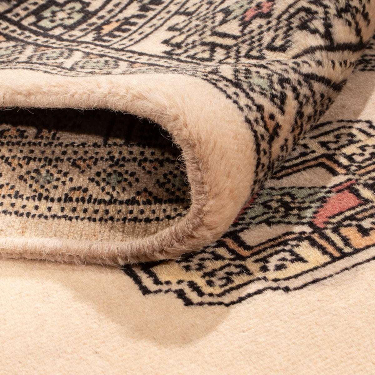 Løber Pakistan Tæppe - 248 x 77 cm - beige