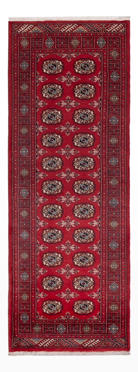 Løber Pakistan Tæppe - 224 x 80 cm - rød