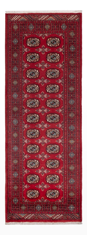 Løber Pakistan Tæppe - 224 x 80 cm - rød