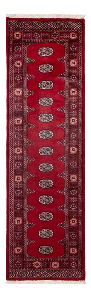 Løber Pakistan Tæppe - 259 x 80 cm - rød