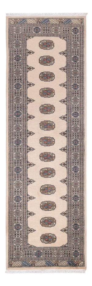 Løber Pakistan Tæppe - 246 x 78 cm - beige