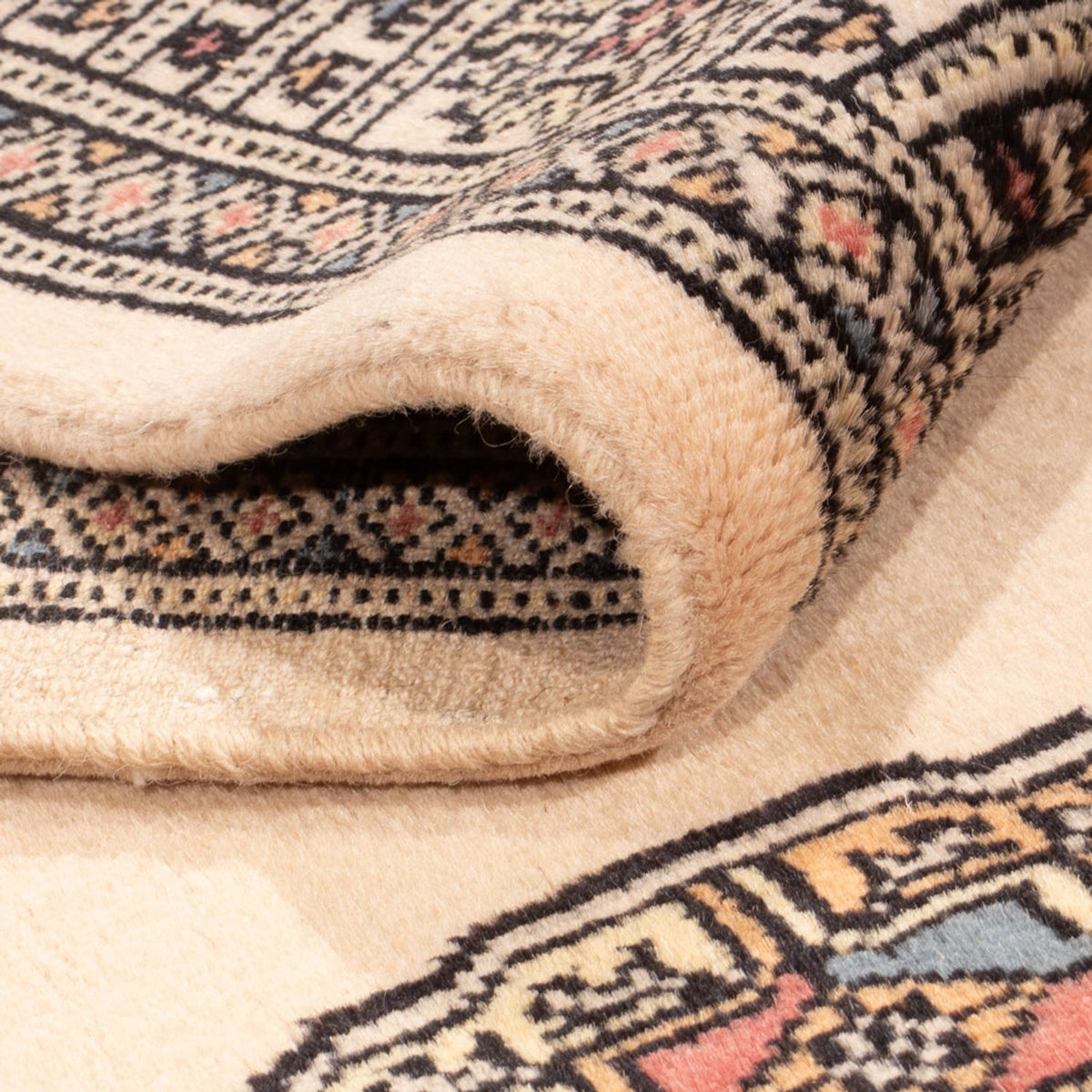 Løber Pakistan Tæppe - 246 x 78 cm - beige