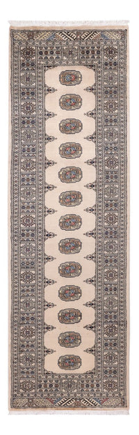 Løber Pakistan Tæppe - 244 x 77 cm - beige