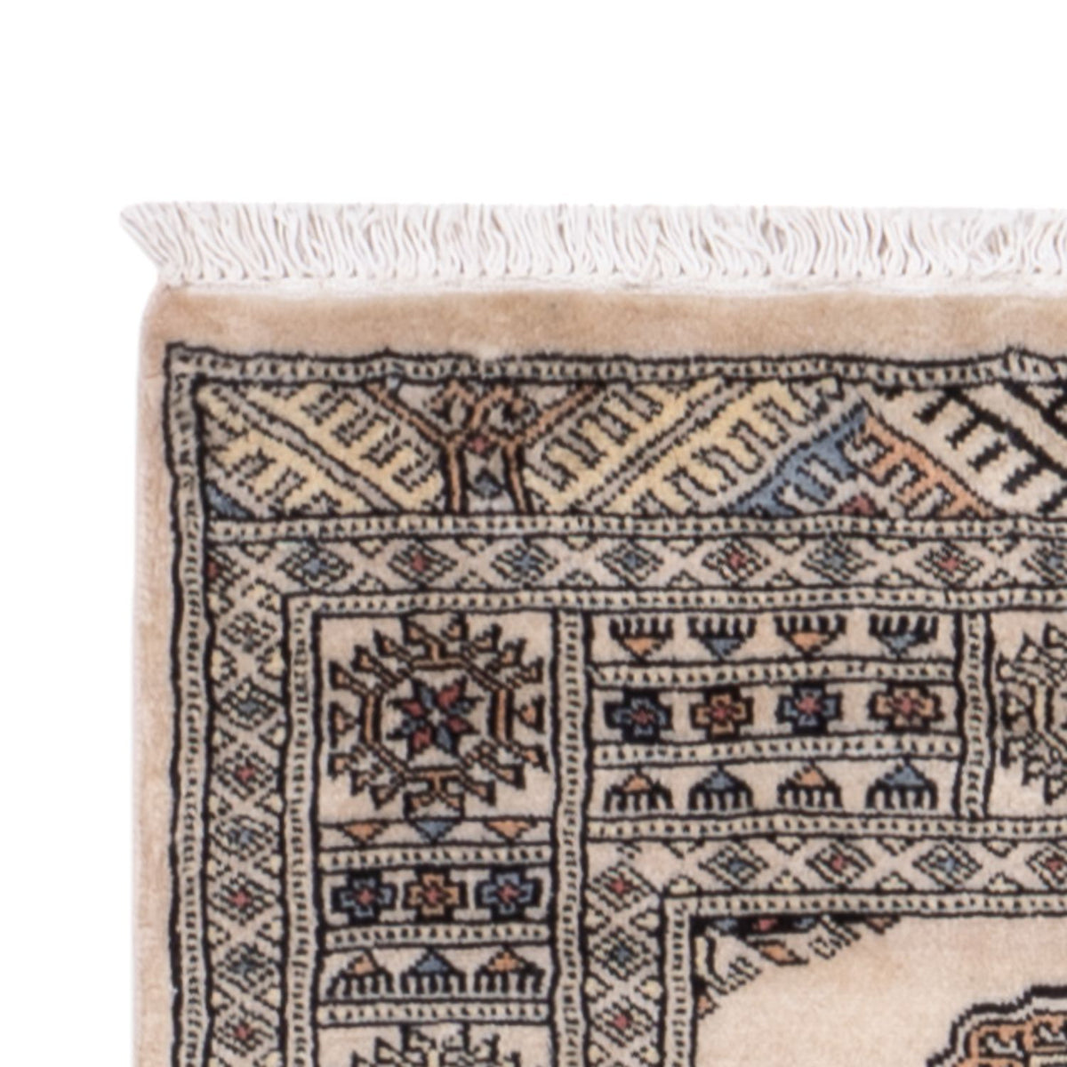 Løber Pakistan Tæppe - 244 x 77 cm - beige