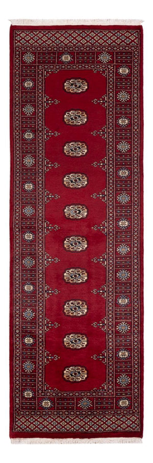 Løber Pakistan Tæppe - 241 x 77 cm - rød