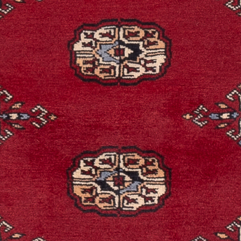 Løber Pakistan Tæppe - 241 x 77 cm - rød