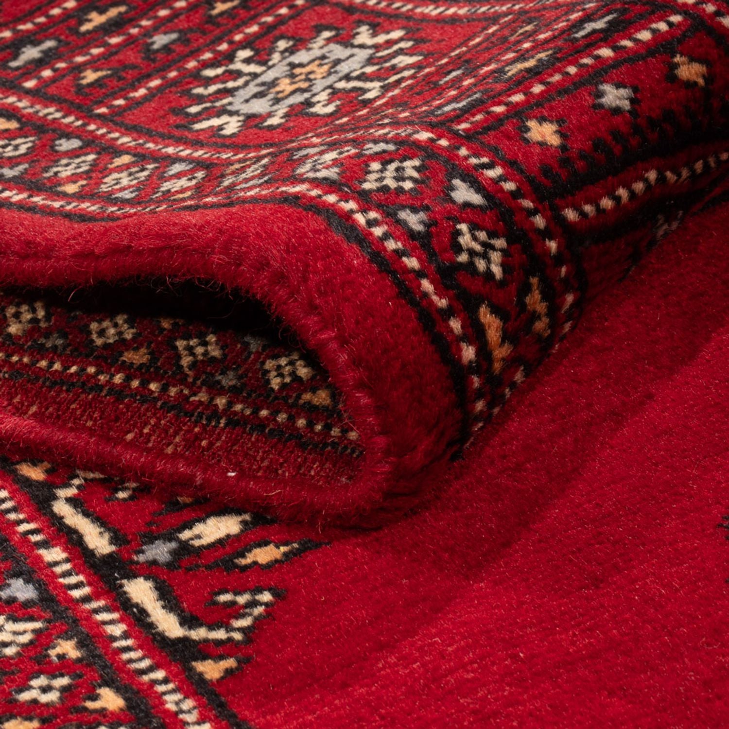Løber Pakistan Tæppe - 241 x 77 cm - rød