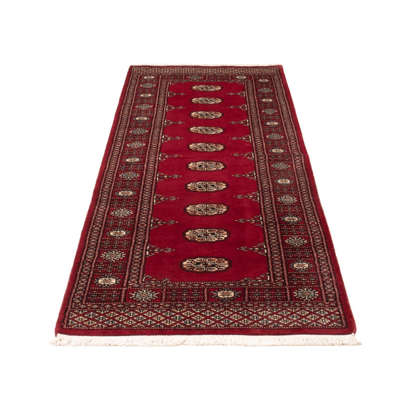 Løber Pakistan Tæppe - 241 x 77 cm - rød
