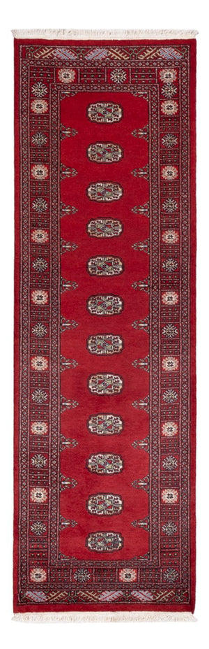 Løber Pakistan Tæppe - 236 x 77 cm - rød