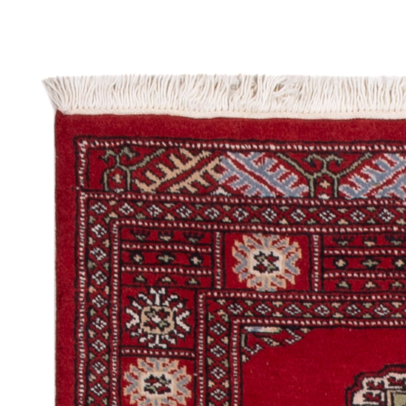 Løber Pakistan Tæppe - 236 x 77 cm - rød