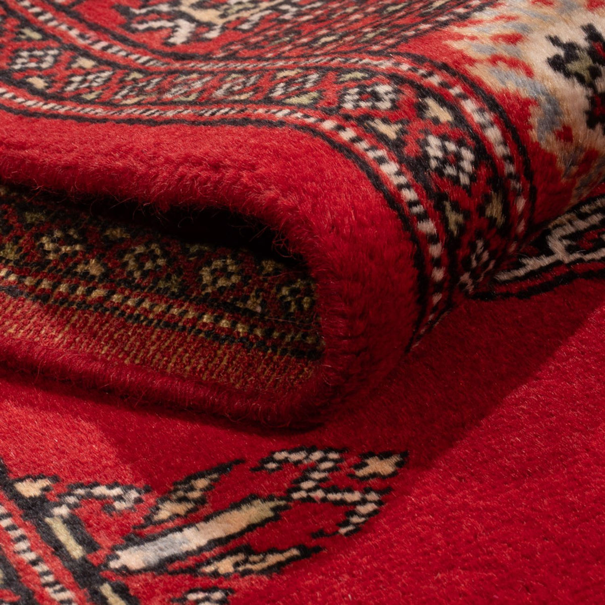 Løber Pakistan Tæppe - 236 x 77 cm - rød