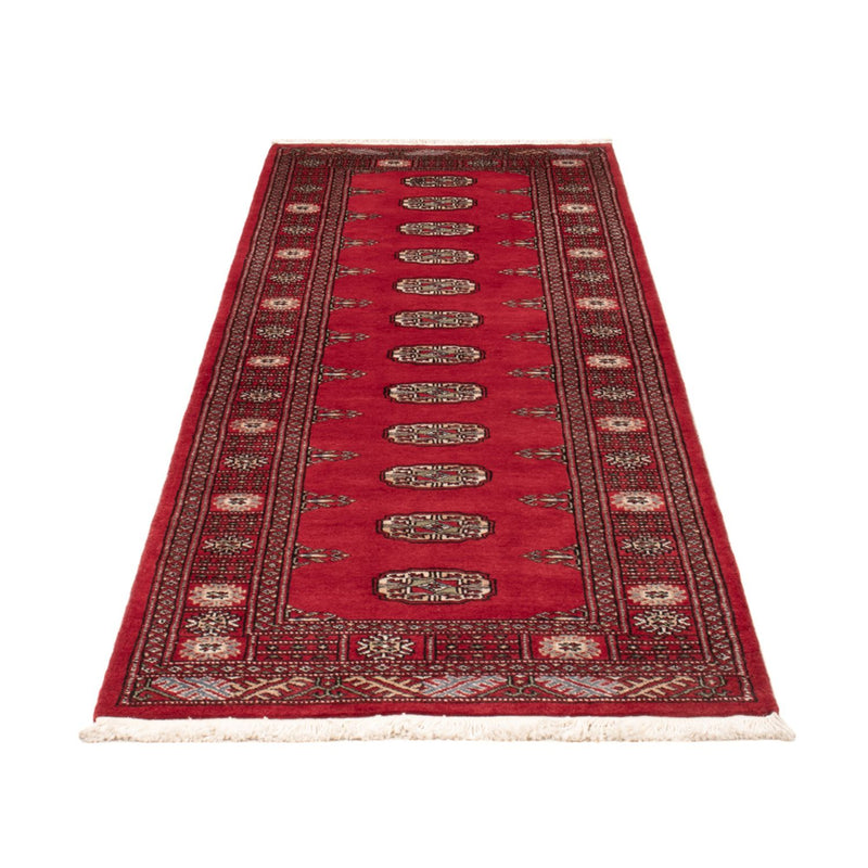 Løber Pakistan Tæppe - 236 x 77 cm - rød