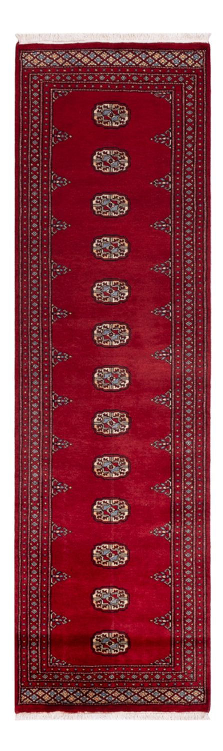 Løber Pakistan Tæppe - 262 x 77 cm - rød
