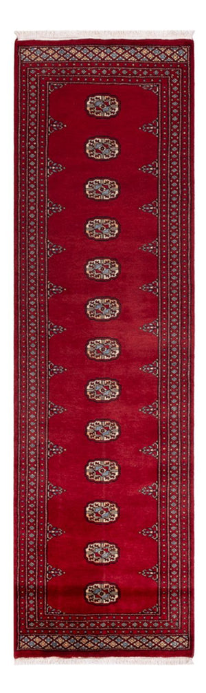 Løber Pakistan Tæppe - 262 x 77 cm - rød