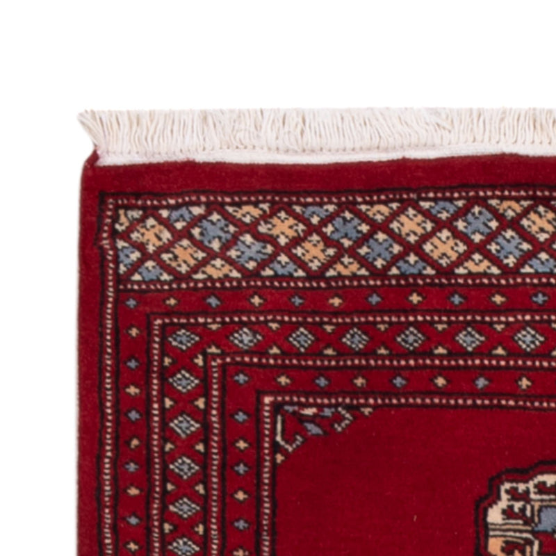 Løber Pakistan Tæppe - 262 x 77 cm - rød