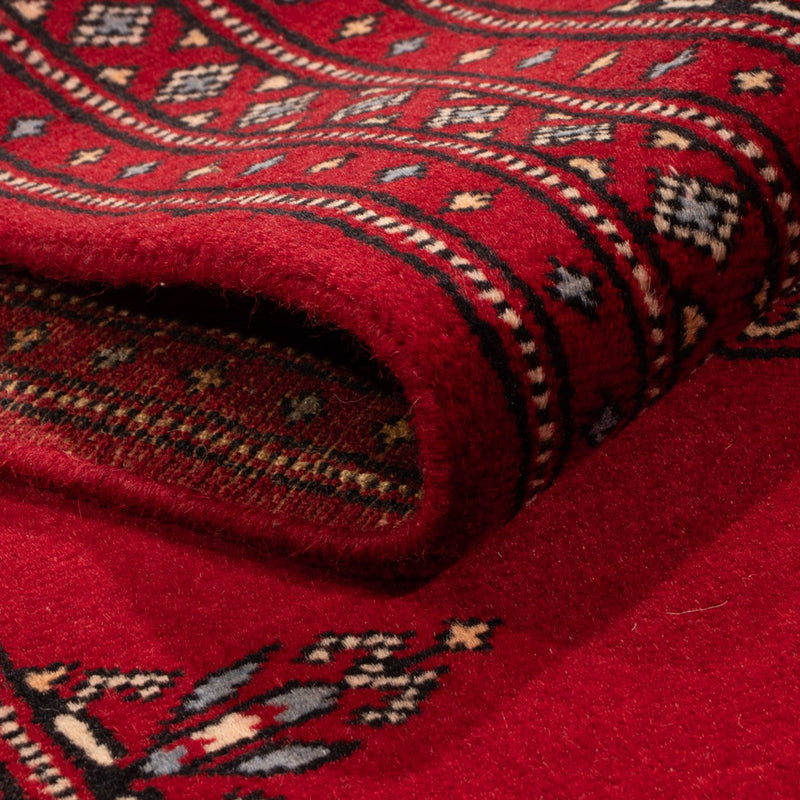 Løber Pakistan Tæppe - 262 x 77 cm - rød