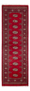 Løber Pakistan Tæppe - 239 x 79 cm - rød
