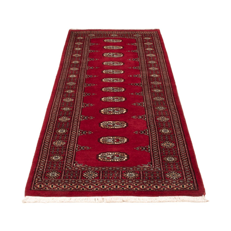 Løber Pakistan Tæppe - 239 x 79 cm - rød