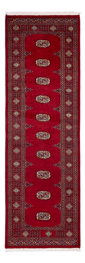 Løber Pakistan Tæppe - 247 x 79 cm - rød