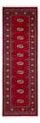 Løber Pakistan Tæppe - 247 x 79 cm - rød