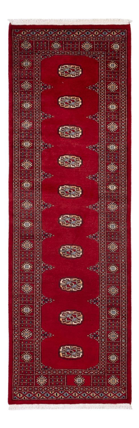 Løber Pakistan Tæppe - 247 x 79 cm - rød