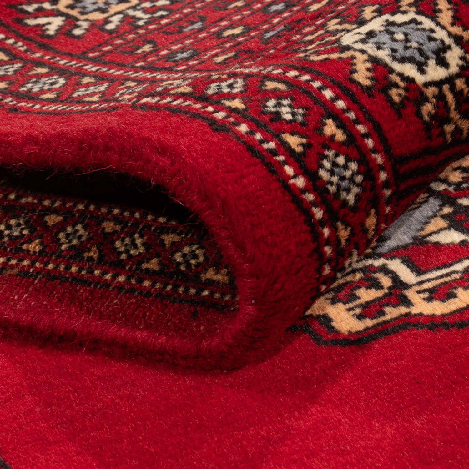 Løber Pakistan Tæppe - 247 x 79 cm - rød