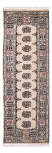 Løber Pakistan Tæppe - 217 x 76 cm - beige