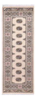 Løber Pakistan Tæppe - 206 x 75 cm - beige