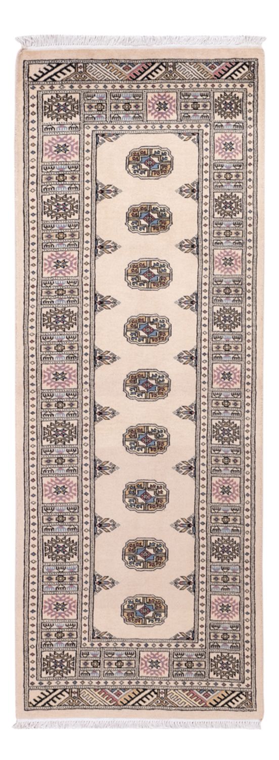 Løber Pakistan Tæppe - 206 x 75 cm - beige