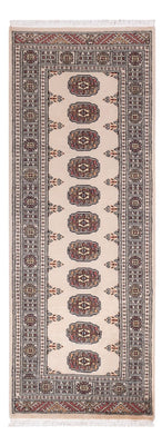 Løber Pakistan Tæppe - 204 x 75 cm - beige