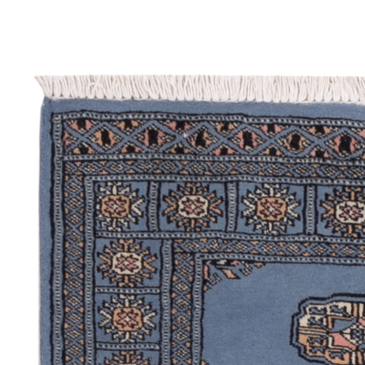 Løber Pakistan Tæppe - 196 x 77 cm - blå