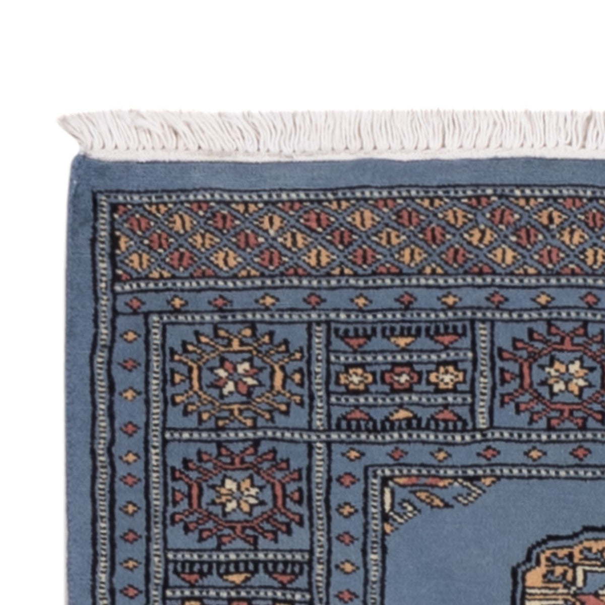 Løber Pakistan Tæppe - 197 x 77 cm - blå