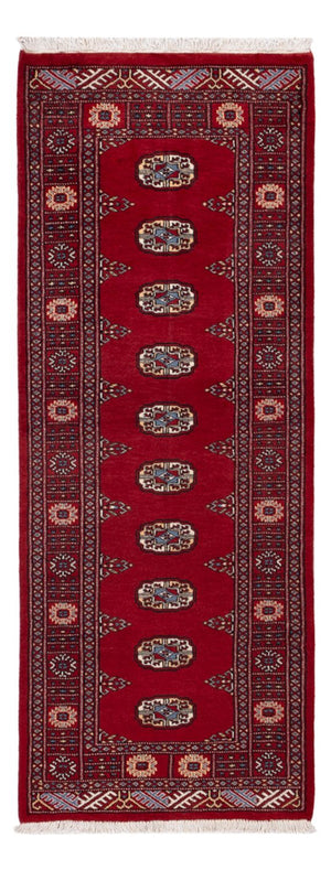 Løber Pakistan Tæppe - 200 x 79 cm - rød