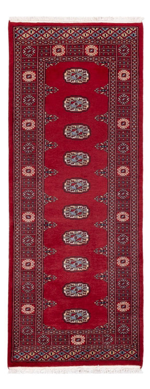 Løber Pakistan Tæppe - 203 x 80 cm - rød