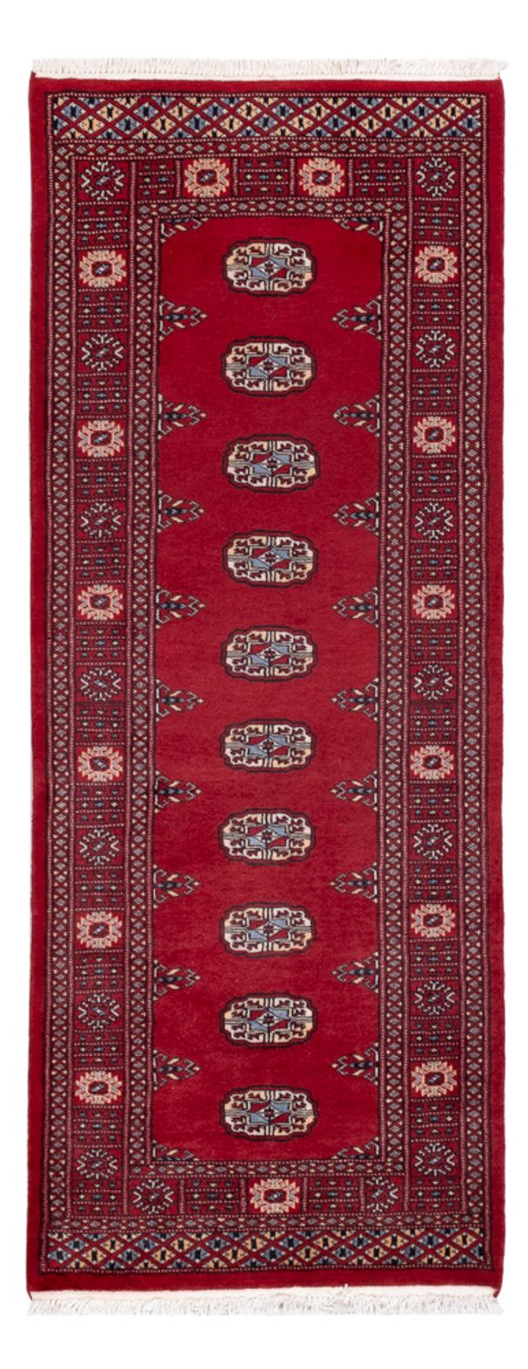 Løber Pakistan Tæppe - 203 x 80 cm - rød