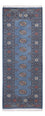 Løber Pakistan Tæppe - 199 x 80 cm - blå