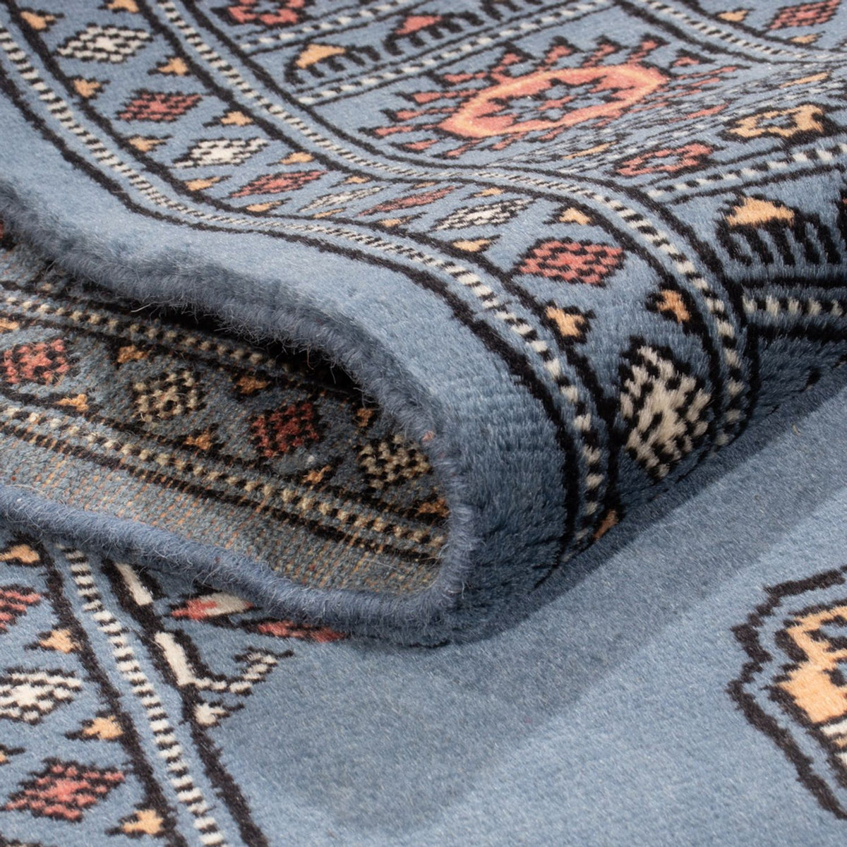 Løber Pakistan Tæppe - 199 x 80 cm - blå