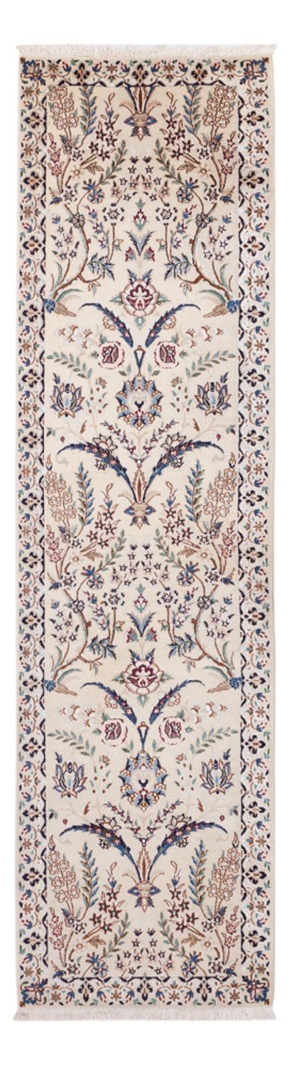 Løber Persisk tæppe - Nain - 226 x 59 cm - creme
