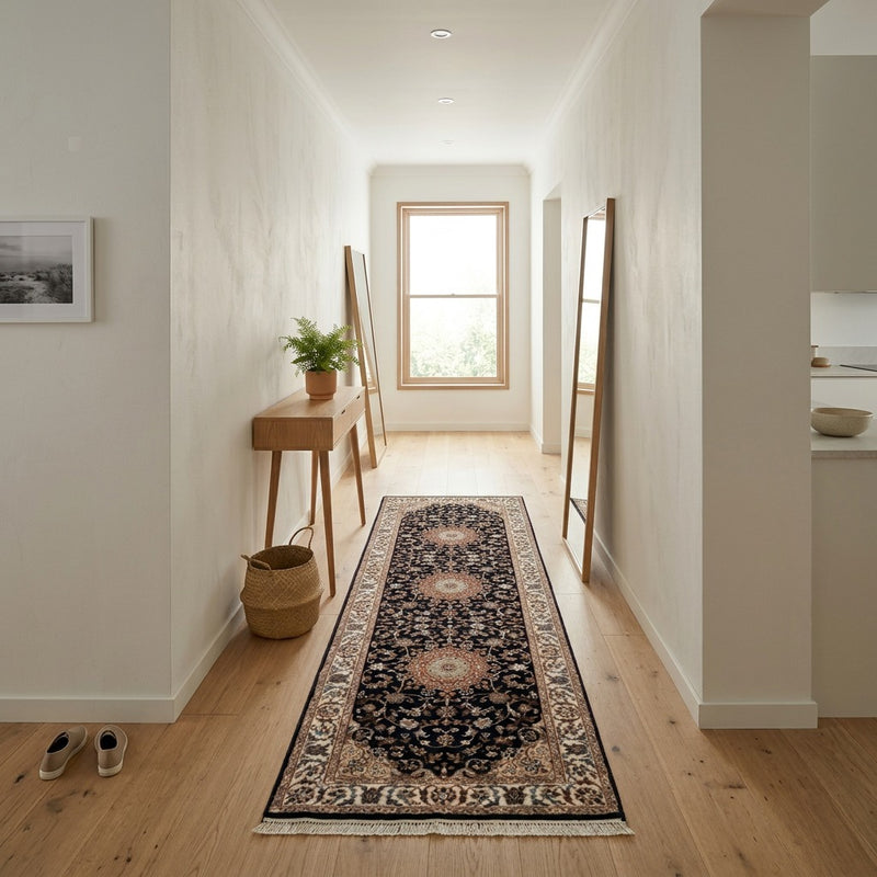 Indo Nain Tæppe 253x81cm - Orientalsk tæppe