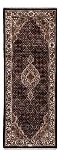 Løber Orientalsk tæppe - Tabriz - 204 x 80 cm - mørk beige
