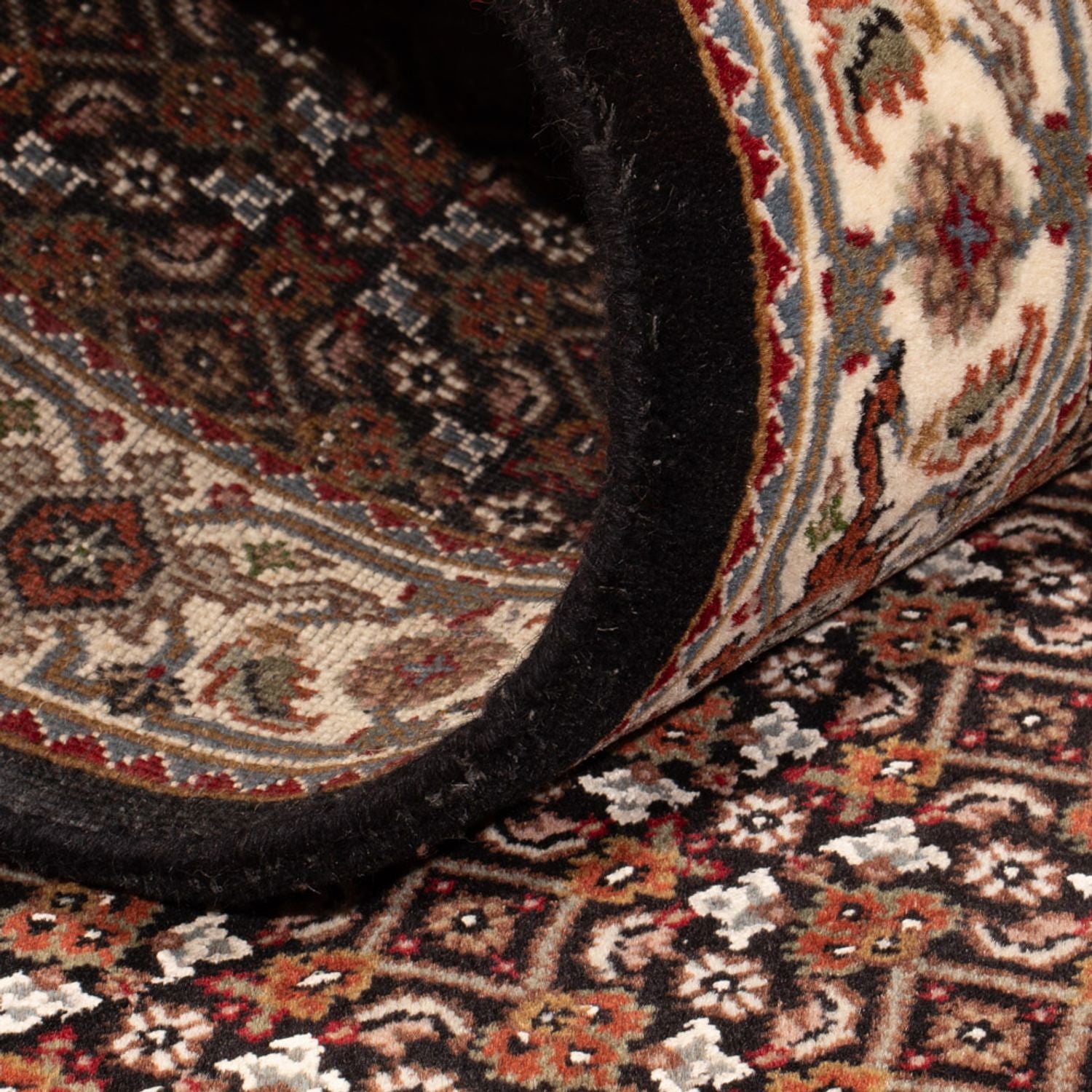 Løber Orientalsk tæppe - Tabriz - 204 x 80 cm - mørk beige