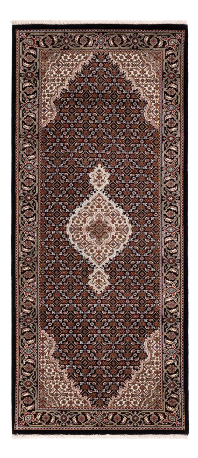 Løber Orientalsk tæppe - Tabriz - 202 x 85 cm - mørk beige